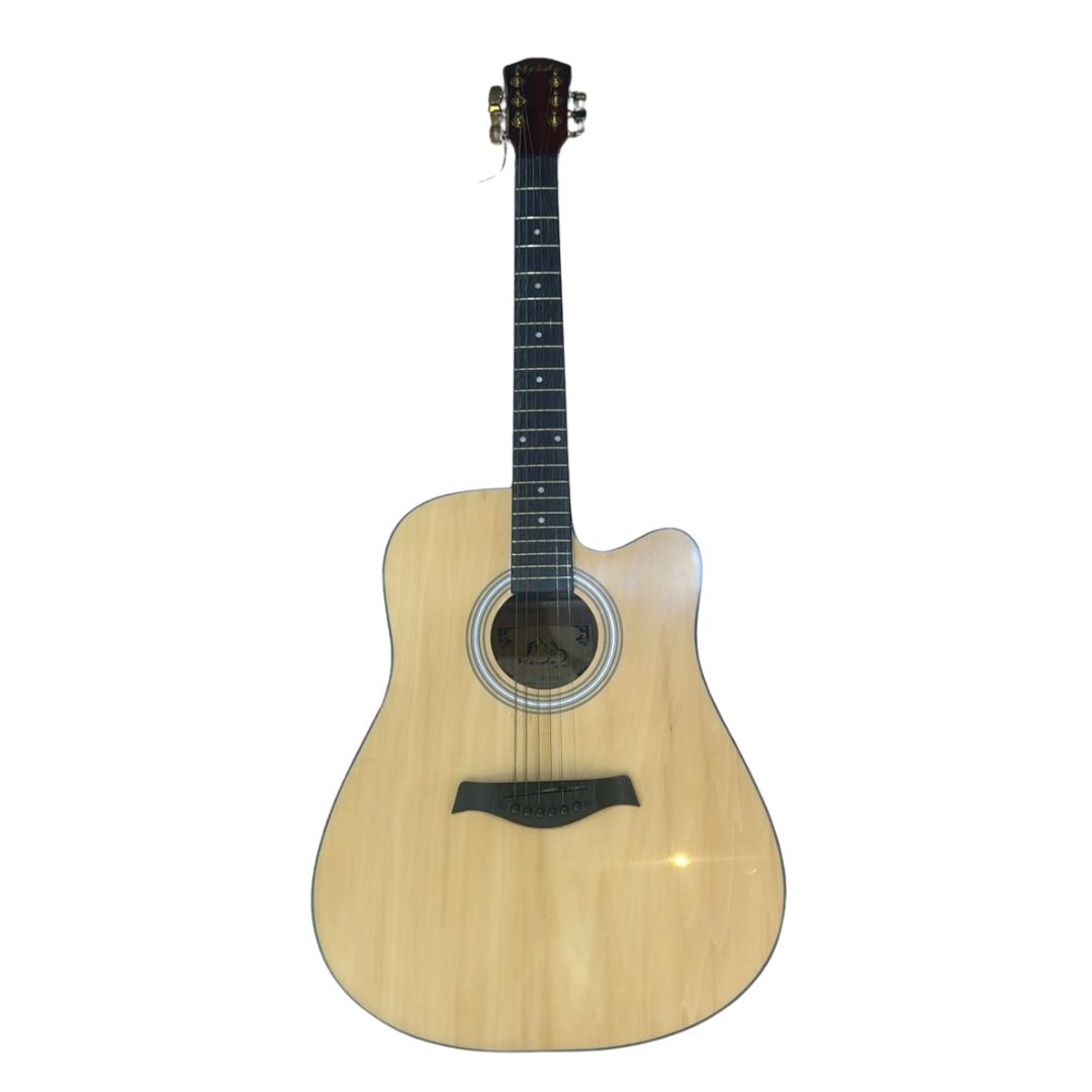 Design sans titre (25) Guitare acoustique bois massif – Image 1